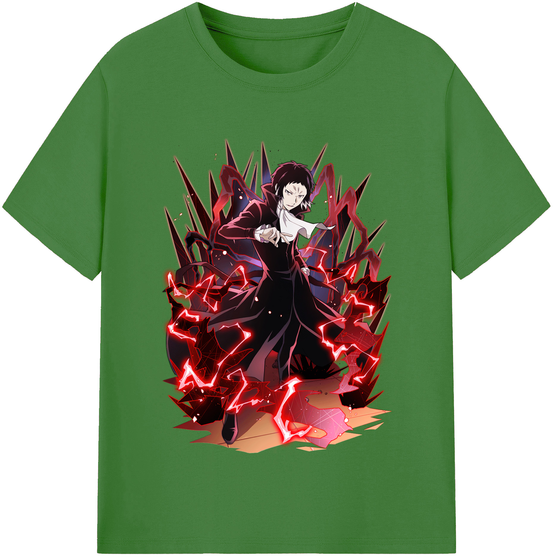 （画像用） 文豪ストレイドッグス Bungo Stray Dogs レディースカジュアルプリントTシャツ（綿100％）